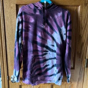 Pink tie dye sweatshirt